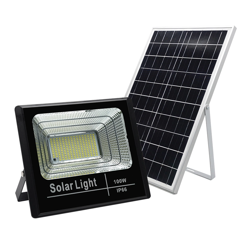 Novo LED solar à prova de água de 40 W de alta luminosidade de fábrica Projetor de luz solar lâmpada de jardim