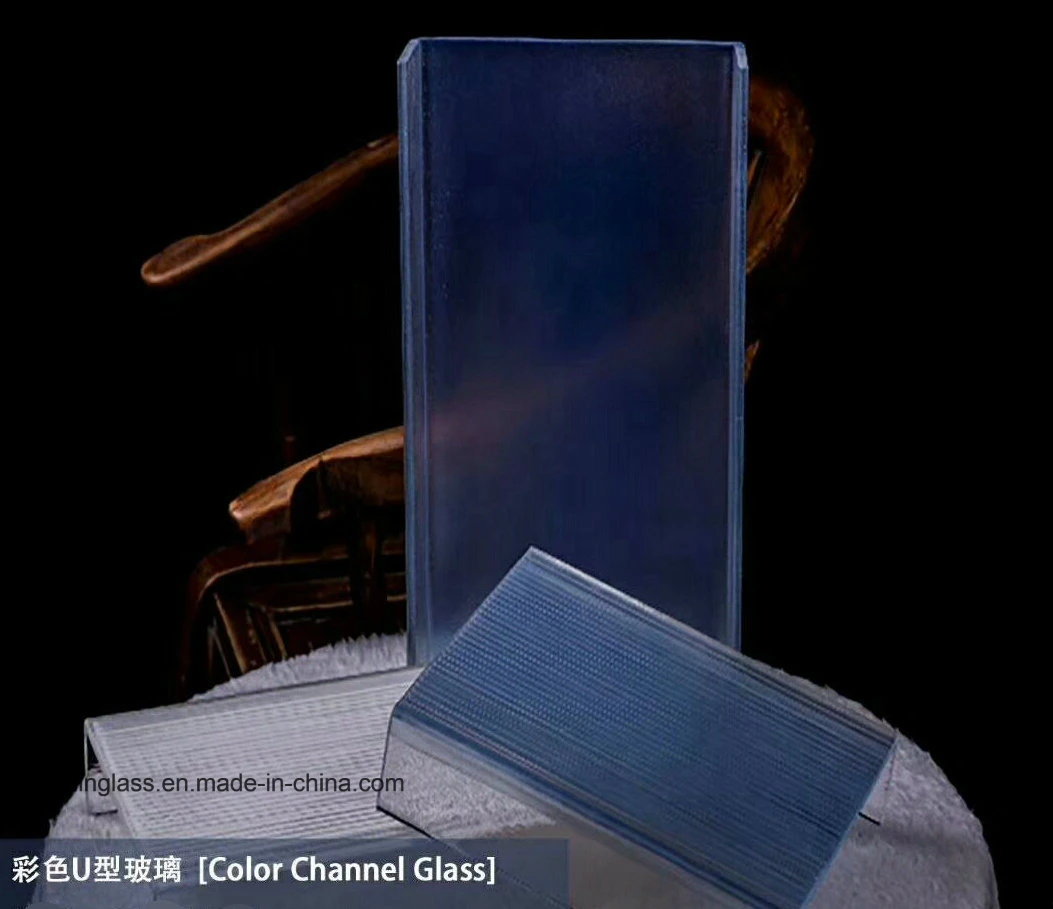 Tinted Blue Color Channel U Glass