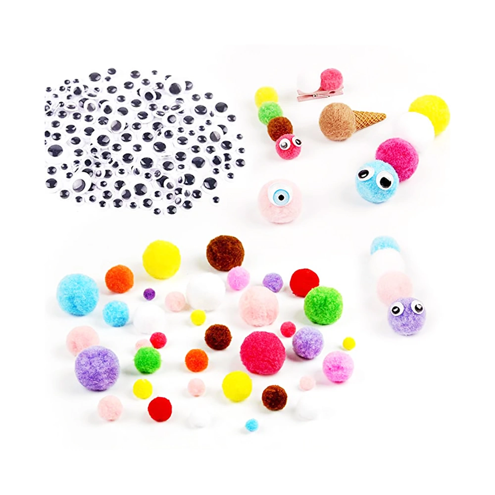 Cn2036-2330 Crafts Supplies Sets Kids Craft DIY Kit with Pompom Cleaner Pipes and Googly Eyes