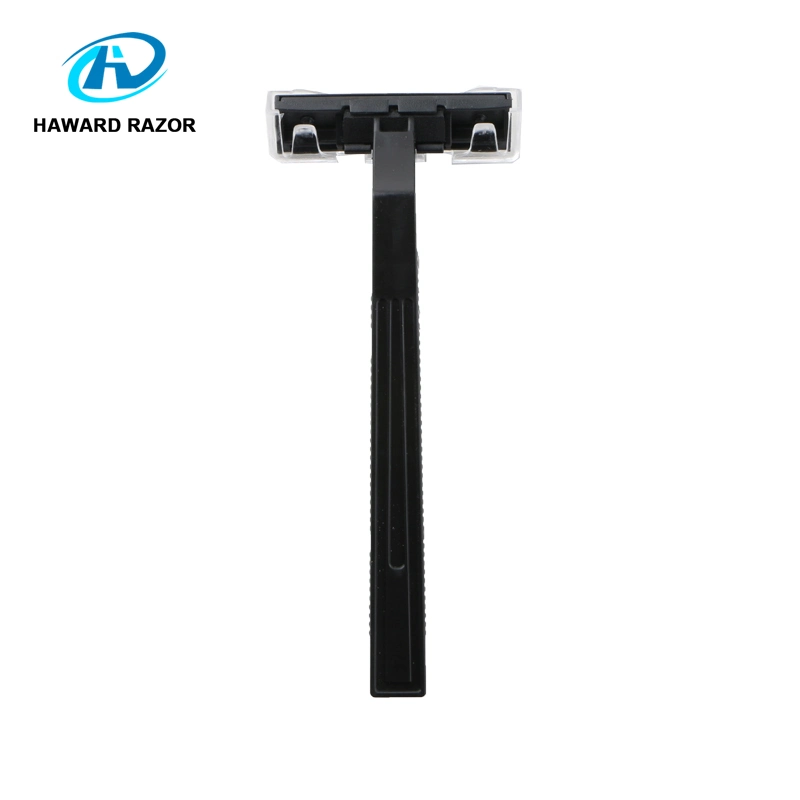 Poly Bag Packing Twin Blade Plastic Handle Disposable Razor