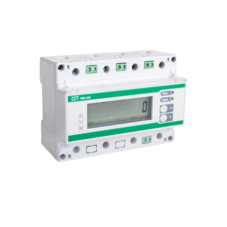 PMC-340-A DIN Rail Three-Phase Multifunction Smart Meter for Electric Power kWh Measurement with Optional I/O