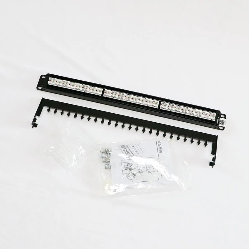 Patch panel 1u 19pulgadas no apantallado UTP Cat 6 24 Puertos A197-24P