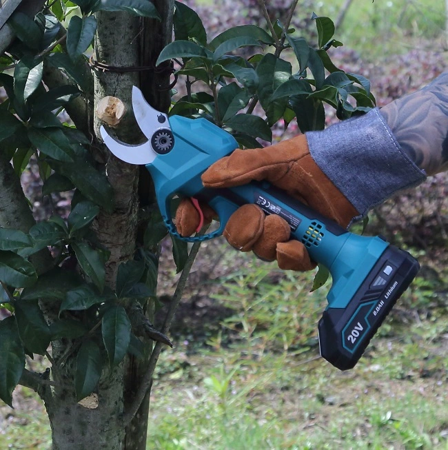 Liangye Brushless Battery Garden Scissors 20V Cordless Electric Pruning Shears