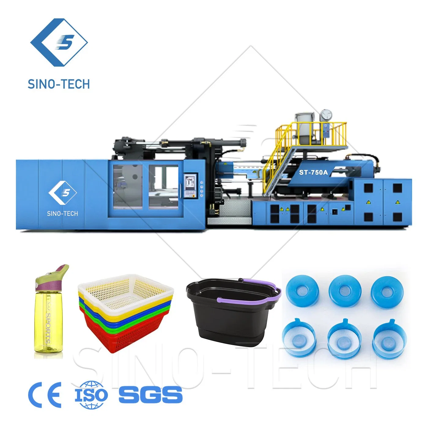 Customized Plastic Injection Moulding Machine for Daily Garbage Can