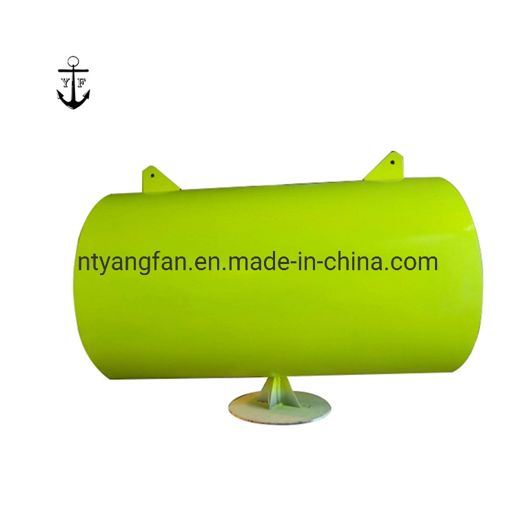 Lug Type Marine Steel Structured Floating Polyurea Foam Solid Cylindrical Mooring Buoy