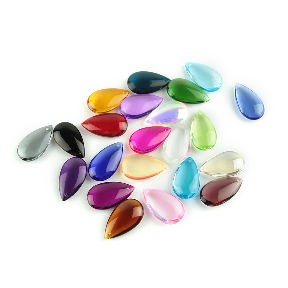 Hot Sale Multi taille pendentif cristal coloré Drop Crystal Bead verre Rideau lisse lustre en cristal de Bricolage Décoration de la télécommande