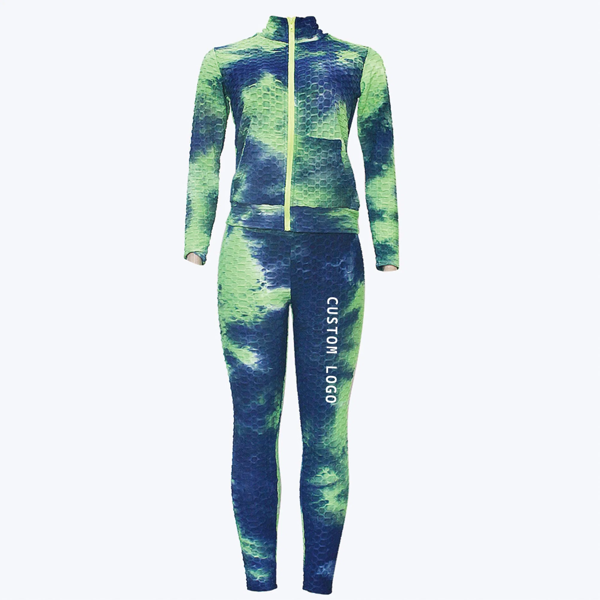 Tie Dye Deportes Fitness running Yoga ropa abrigo pantalones traje