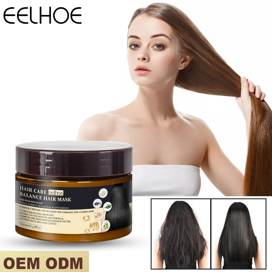 Daño tratamiento de reparación de cabello Amino Acido de Cabello aceite de coco Reparación de proteínas Cuidado del cabello tratamiento rápido de cabello suave de Nuurish Romero Mascarilla de pelo