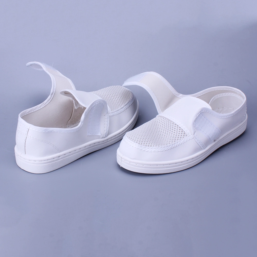 New Product Hot Selling PU Shoes Leather ESD Anti Static White Shoes