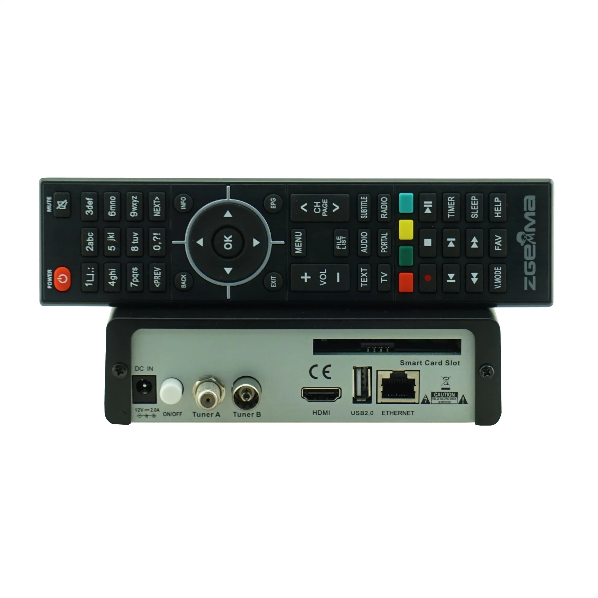 Receptor satélite innovador H8,2h - sistema operativo Linux, DVB-S2X+DVB-T2/C y mando a distancia