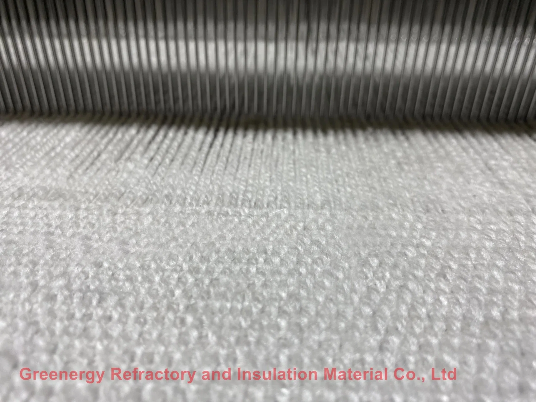 Greenergy 1260c 1430c High Temperature Ceramic Fiber Tape Rope Fiber Glass Cloth Reinforced with S. S. Wire Ceramic Fiber Cloth