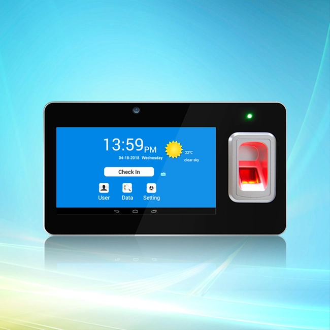 Android OS Fingerprint Time Attendance Machine with Camera