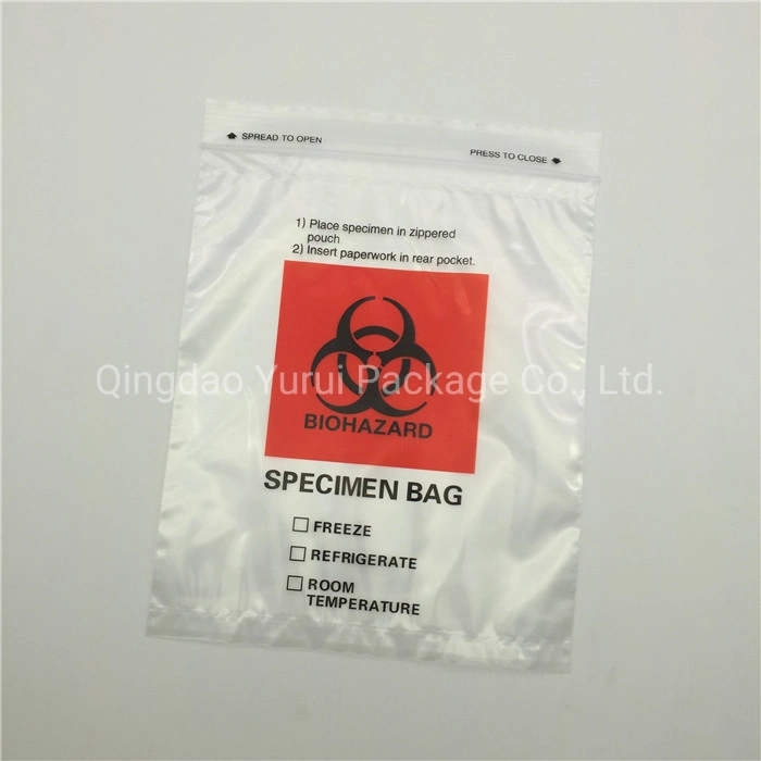 Medical Supplies Export Delivery Biohazard Specimen Bag