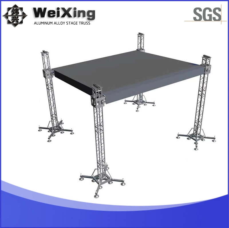 Bastidor de llave de aluminio Banner Truss Stand de aluminio etapa para la venta 290*290/300*300/400*400