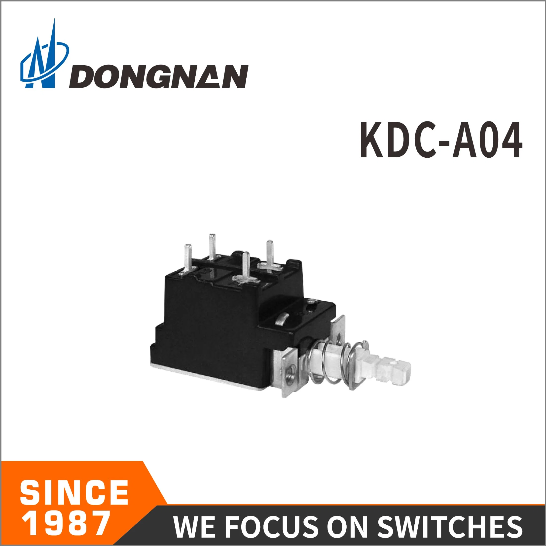 Interruptor de alimentación Dongnan KDC-A04 para larga duración de la computadora