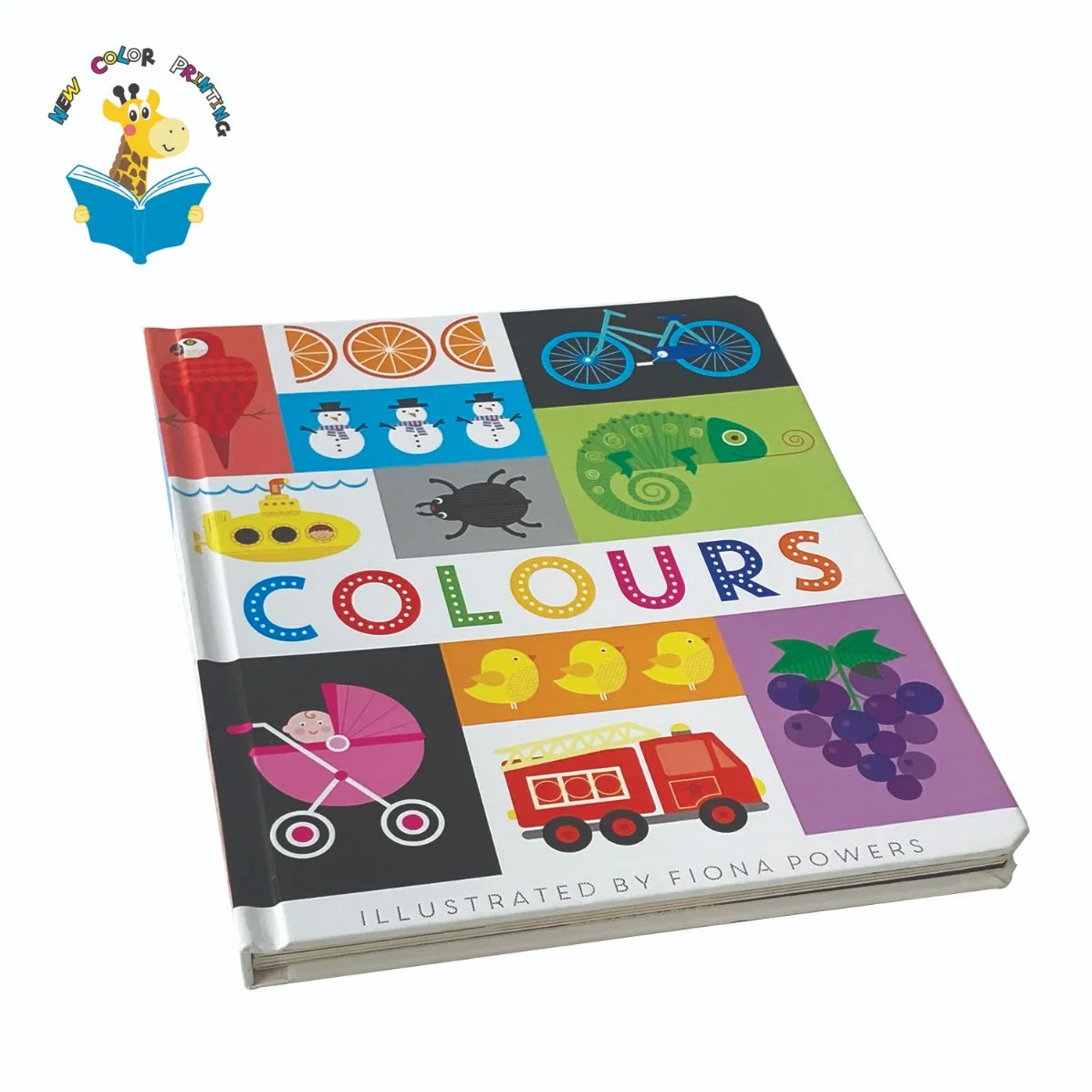 Colours and Animals Case Bound Board Book with Rounded Corners