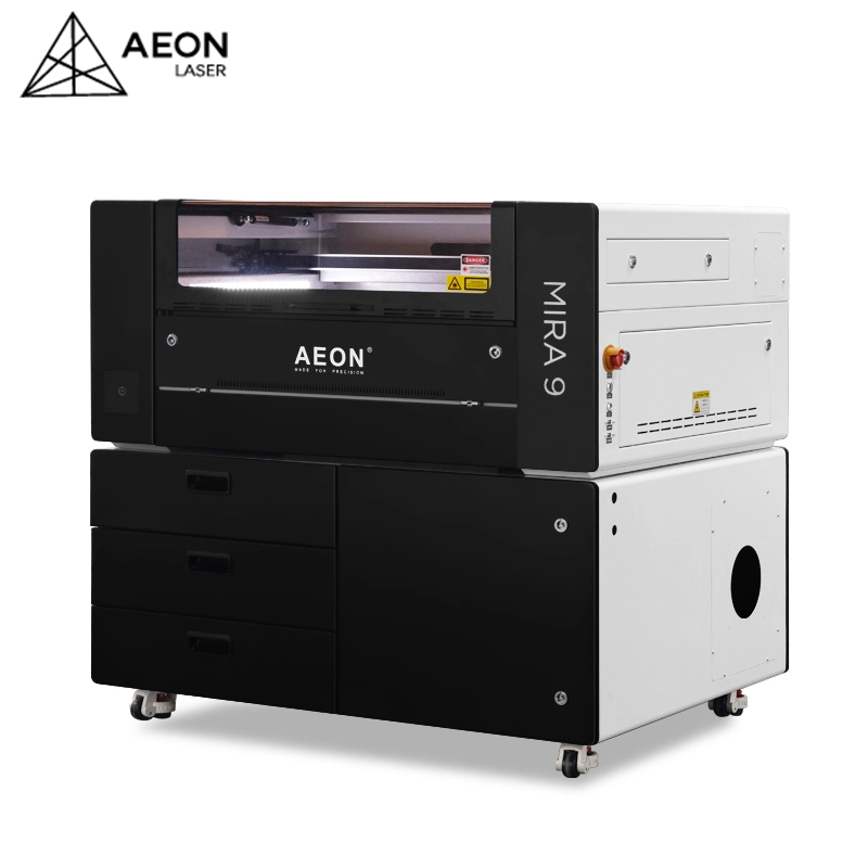 Aeon Semi-Automatic CCD Camera WiFi CO2 Laser Engraver for Tumblers with Ruida Control and Lightburn Software Compatible with Windows, Mac Osx, Linux