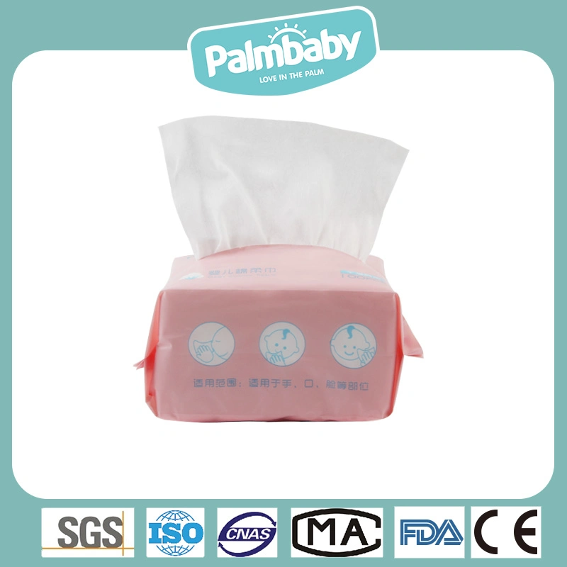 Хлопковой ткани нетканого материала салфетки для очистки поверхности детского чистящие салфетки по уходу за кожей малыша