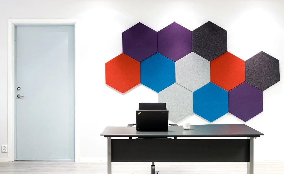 100% Polyester Fiber Sound Absorption Panels for Quiet Interior Decoration