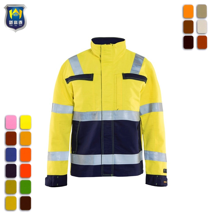 Premium 2018 3m Hi Vis Reflective Uniform Jacket Workwear