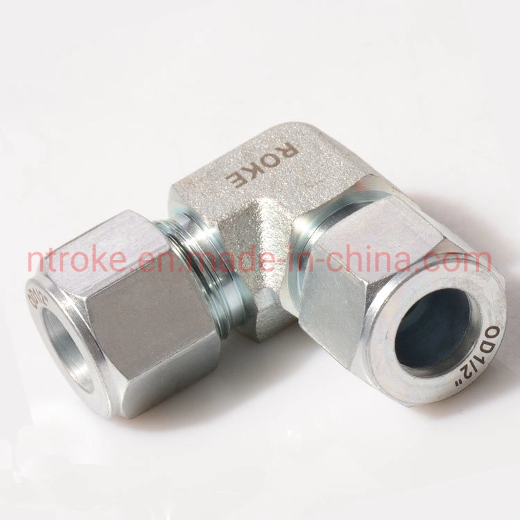 Galvanized Carbon Steel Inch Single Ferrule Compression 90 Degree Union Elbows