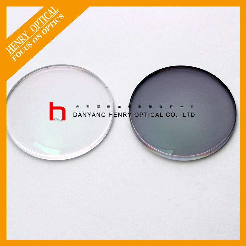 Semi-Finished 1.56 Round Top Photochromic Gray Optical Lens Hmc