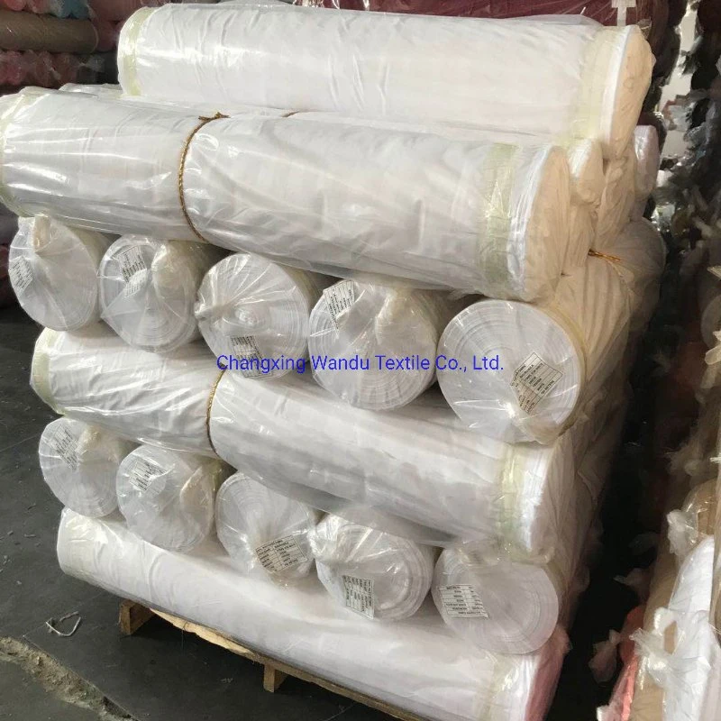 Gewebe China, das in Länder in The Middle East, gebleichtes Bedsheet Vier-Stück Hotel exportiert wird, gibt Polyester-Gewebe Changxing Wandu Gewebe 100% an