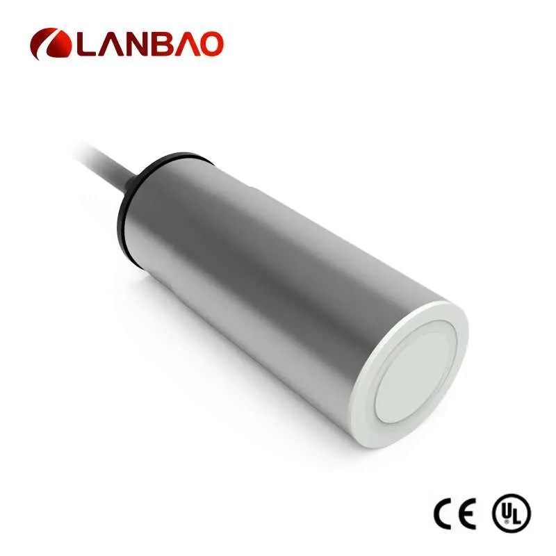 AC 5 Wires, Cq32xscf15ak-T2 Lanbao Capactive Sensor with 15mm Sensing Distance, Relay Output, off-Delay 600s, IP67, No+Nc