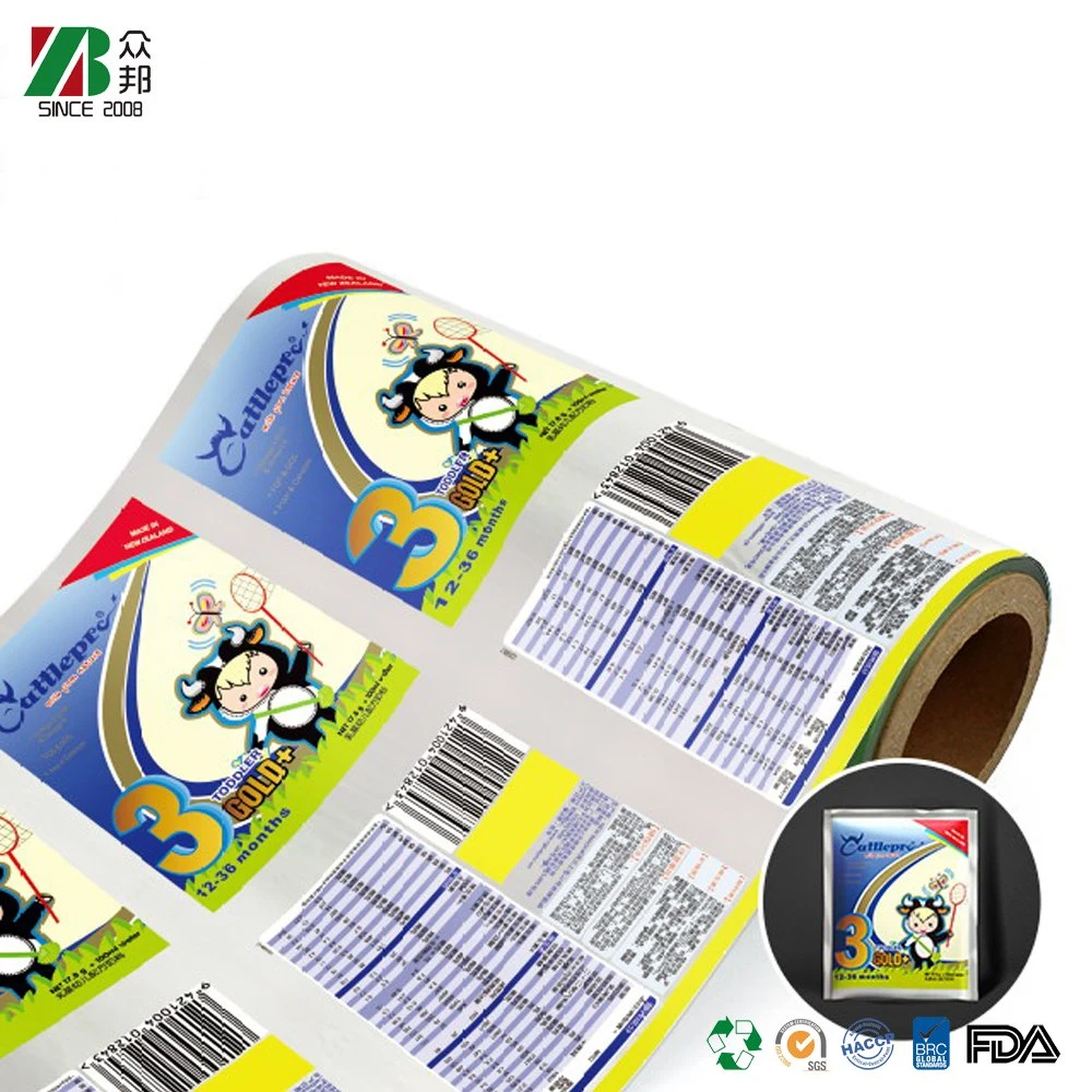 Custom Printing Laminated Cookies Crisp Potato Chips Snack Plastic Packaging Roll Film