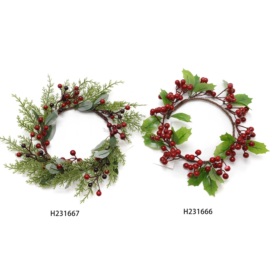 Hot Sell Christmas Decorations Artificial Berry Garlands Good-Looking Garlands Holiday Decorations Wreath