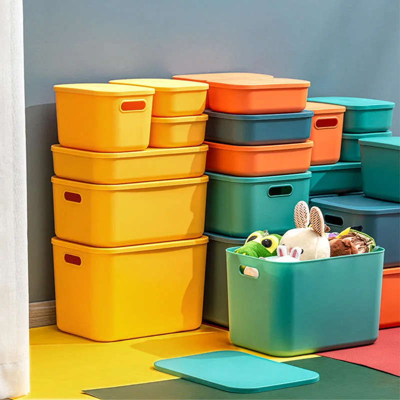 Kleidung Lagerung Kinder Spielzeug Lagerung Kunststoff Kleidung Organizer große bunte Boxen