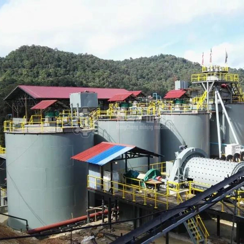 Maquinaria de minería de oro de bajo coste del depósito de la lixiviación de oro CIL de carbón vegetal en la planta de lixiviación