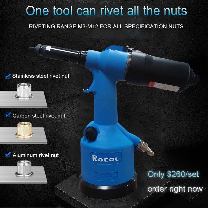 Automatic Imperial Pneumatic Air Nutsert Rivet Nut Tool