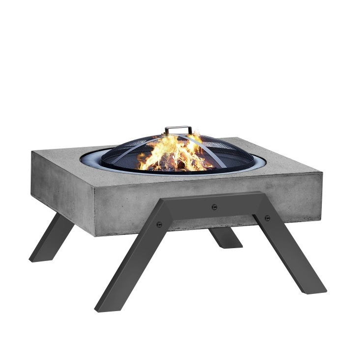 OEM Accepted Durable Modern 27inch Outdoor Fireplace Wood Burning Fire Pit Table