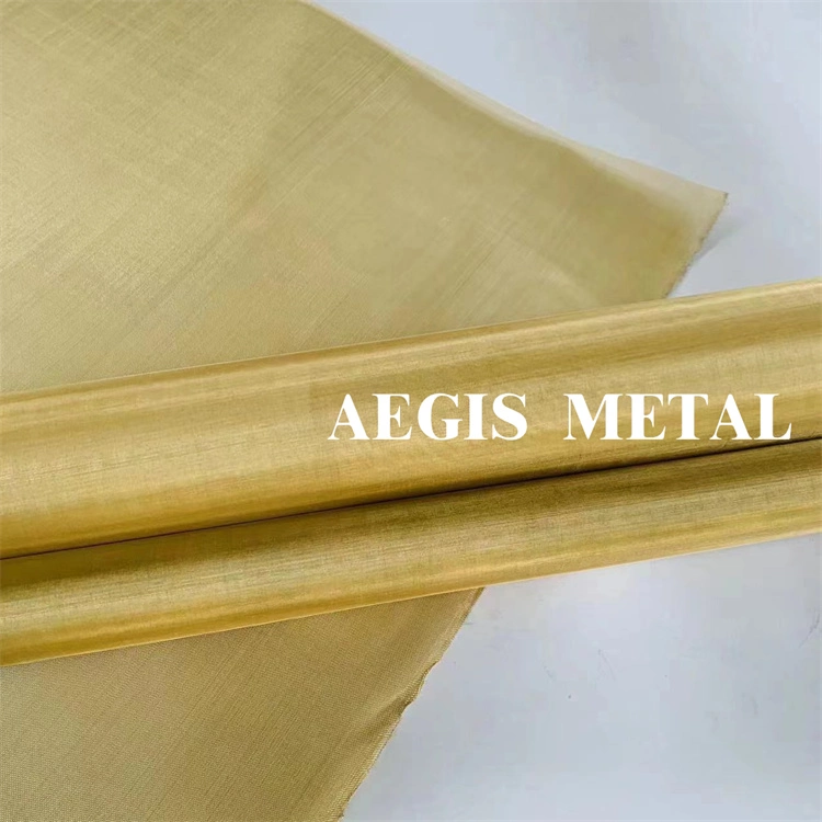 40*40 Brass Wire Woven Mesh Roll 20 30 40 50 100 200 Mesh Brass Mesh for Porcelain Printing