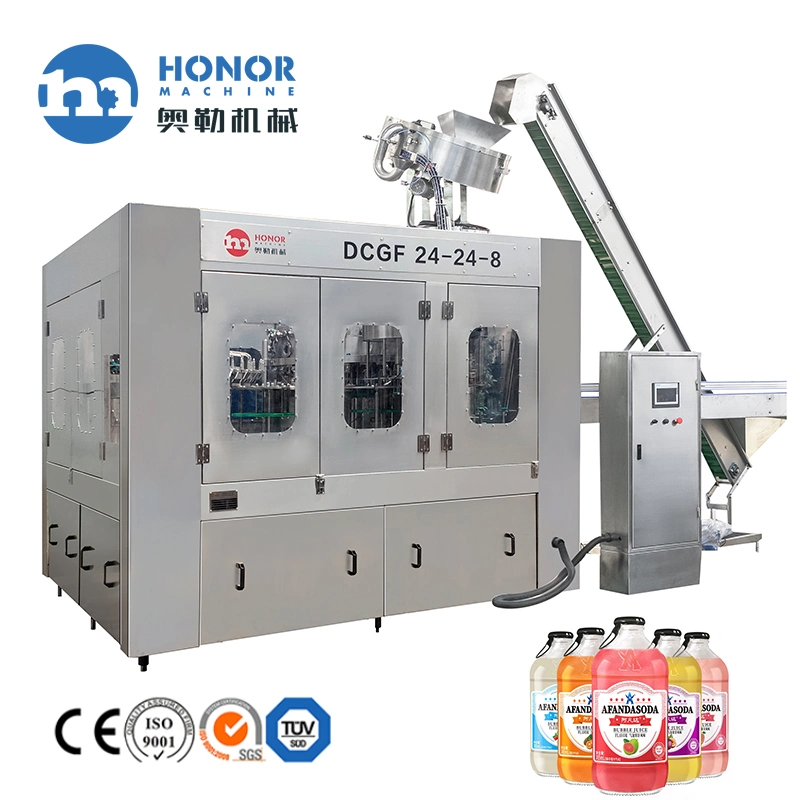 10000-120000bph Automatic Plastic Bottle Aluminum Can or Glass Bottle Soda Water Carbonated Beverage Filling Machine