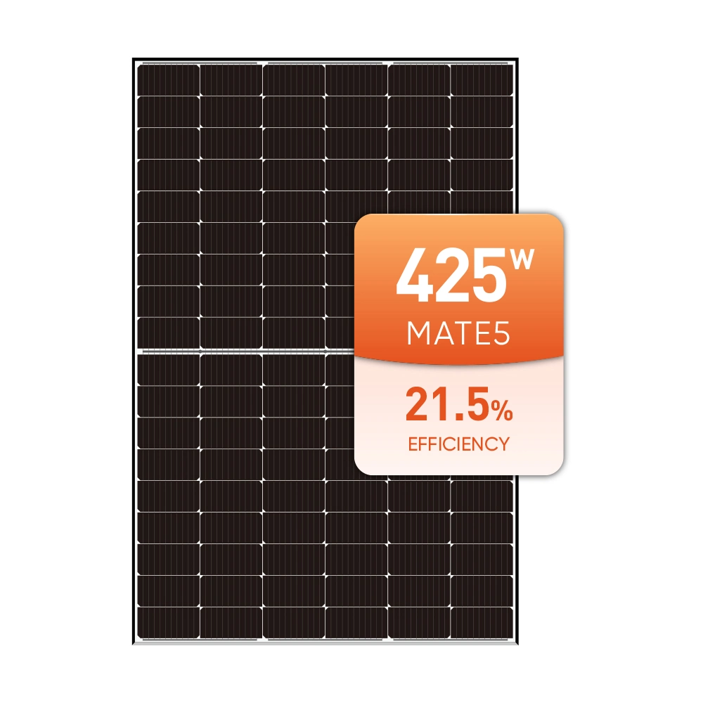 Mate de Alta Potencia Negro bastidor Monocristalino Paneles Solares fotovoltaicos células 450W 550W 600W