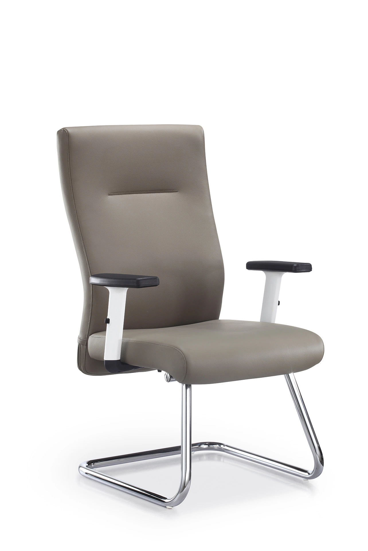 Low Back Office Meeting Room PU Leather Visitor Conference Chair