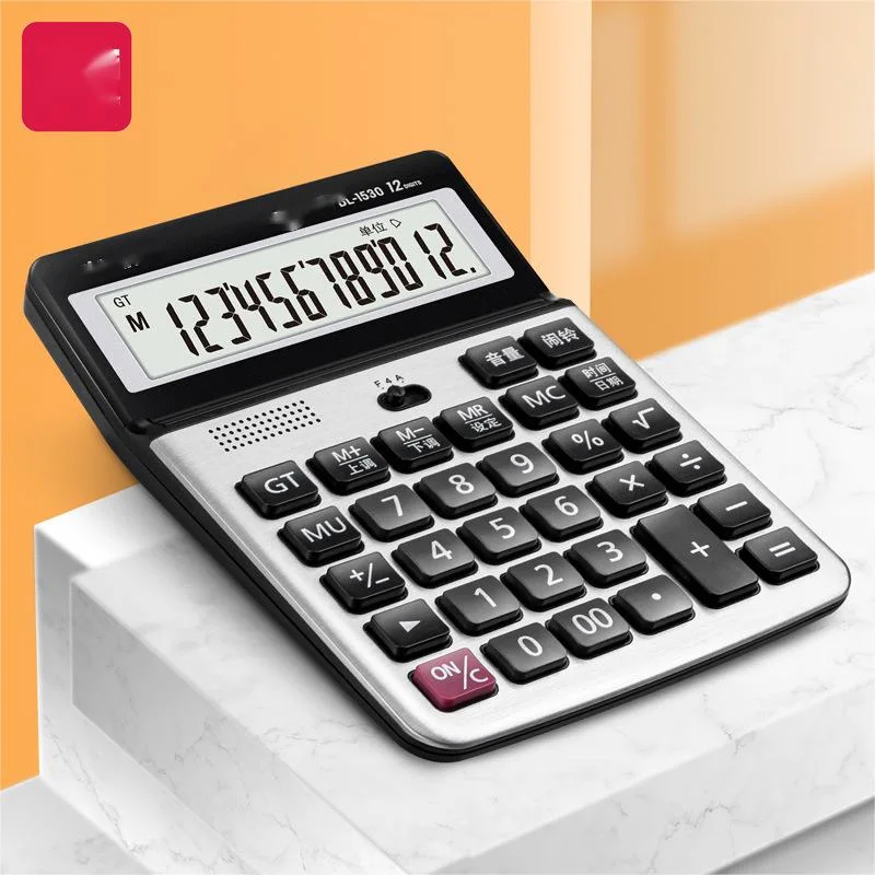 Calculatrice populaire avec grand affichage pour le bureau, les finances et la voix.