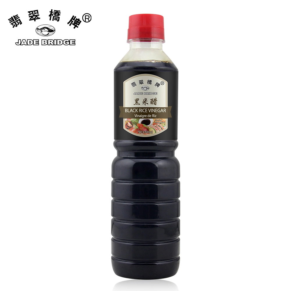 200 Ml OEM Factory Price Jade Bridge Black Rice Vinegar for Supermarkets