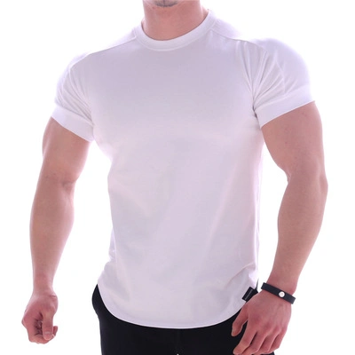 Custom Dry Fit Gym Wear Mens Fitness Gym Tee Wholesale Men Active Sports T-Shirt