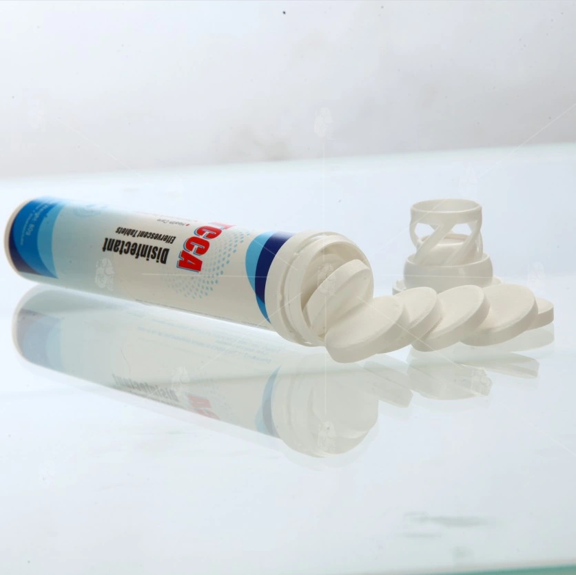 High Efficient Kill Virus TCCA Disinfecting Chlorine Effervescent Tablets