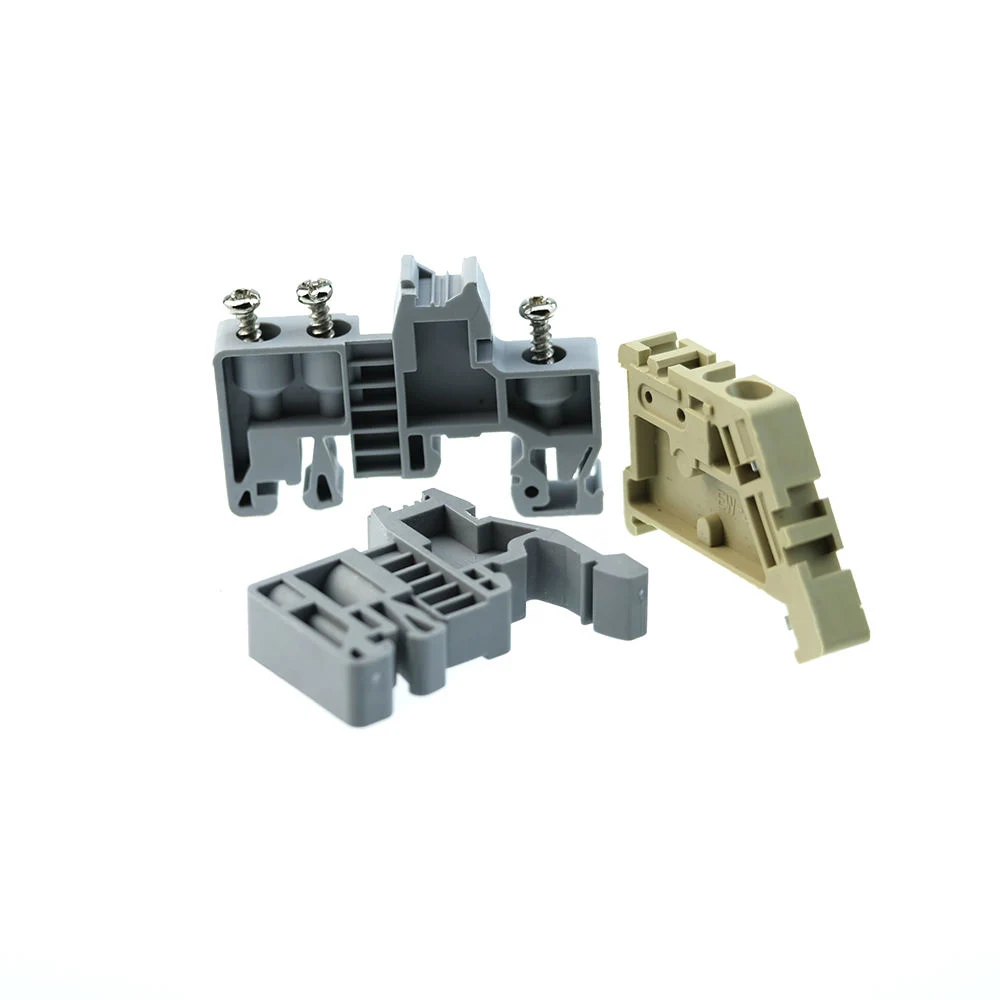 High Quality Terminal Block Clamps Stopper Rail End DIN Rail Mounting Clip End Bracket Mounting Clip