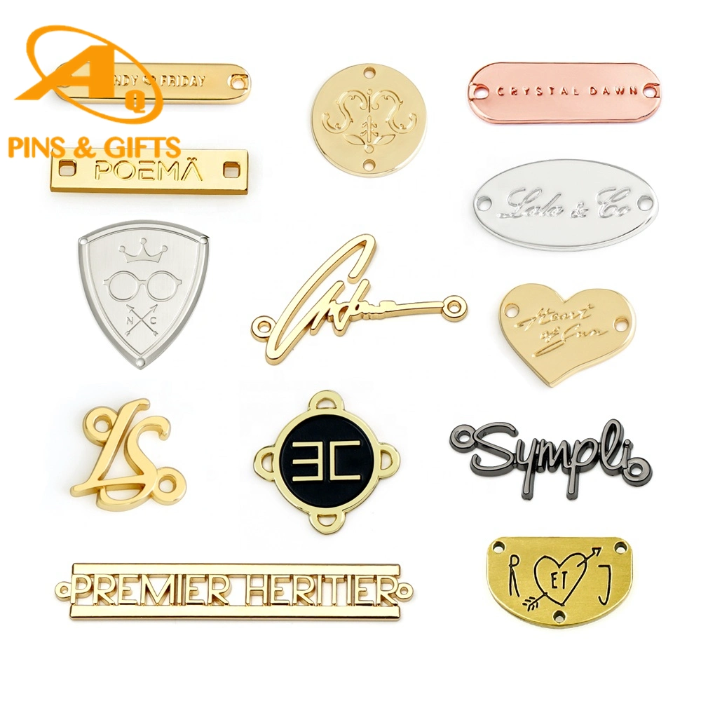 Wholesale/Supplier Custom Fashion Label with Metal Tag for Brand Logo