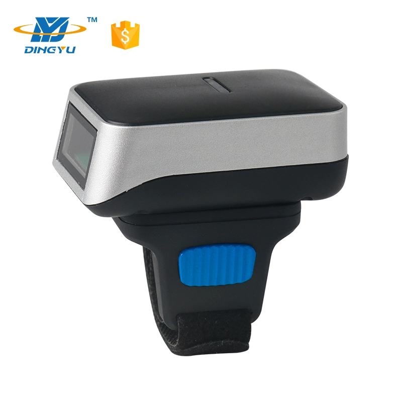 High Performance Mini Bluetooth Barcode Scanner Can Wear a Wireless 2D CMOS Barcode Scanner