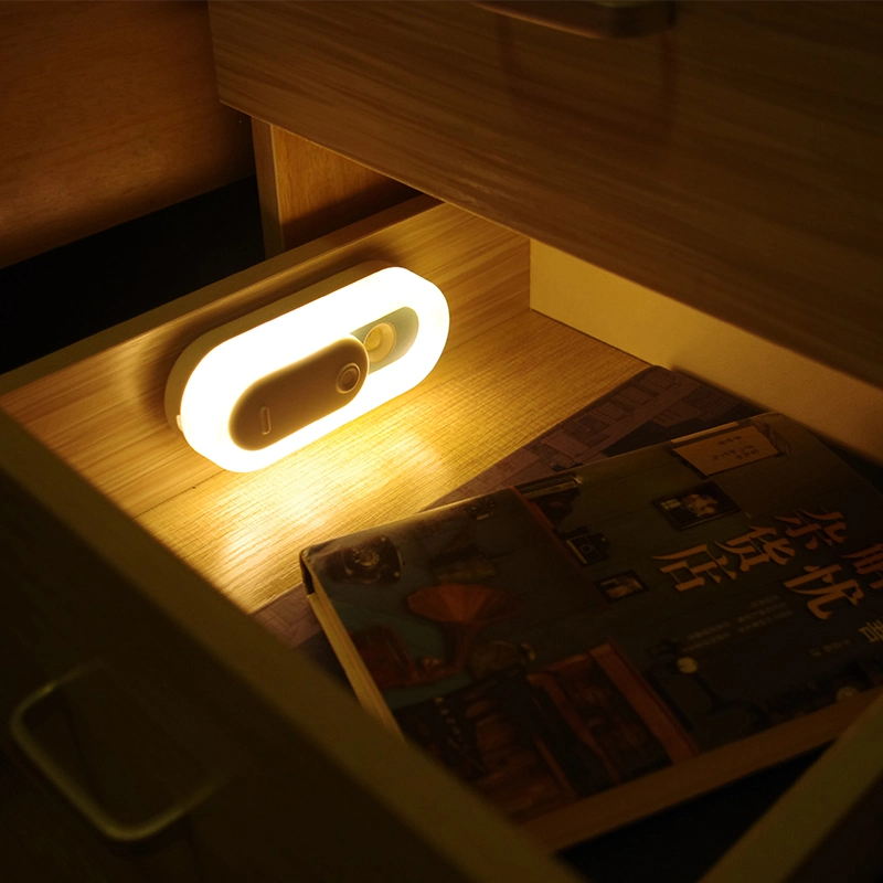 Lumière de nuit portable avec capteur optique pour armoire de rangement