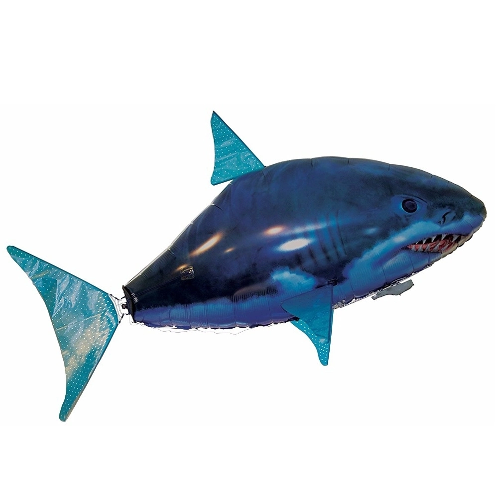 Telecomando Shark Air natação RC Flying Balloons peixe palhaço Brinquedos para Crianças decoração de presentes de Natal