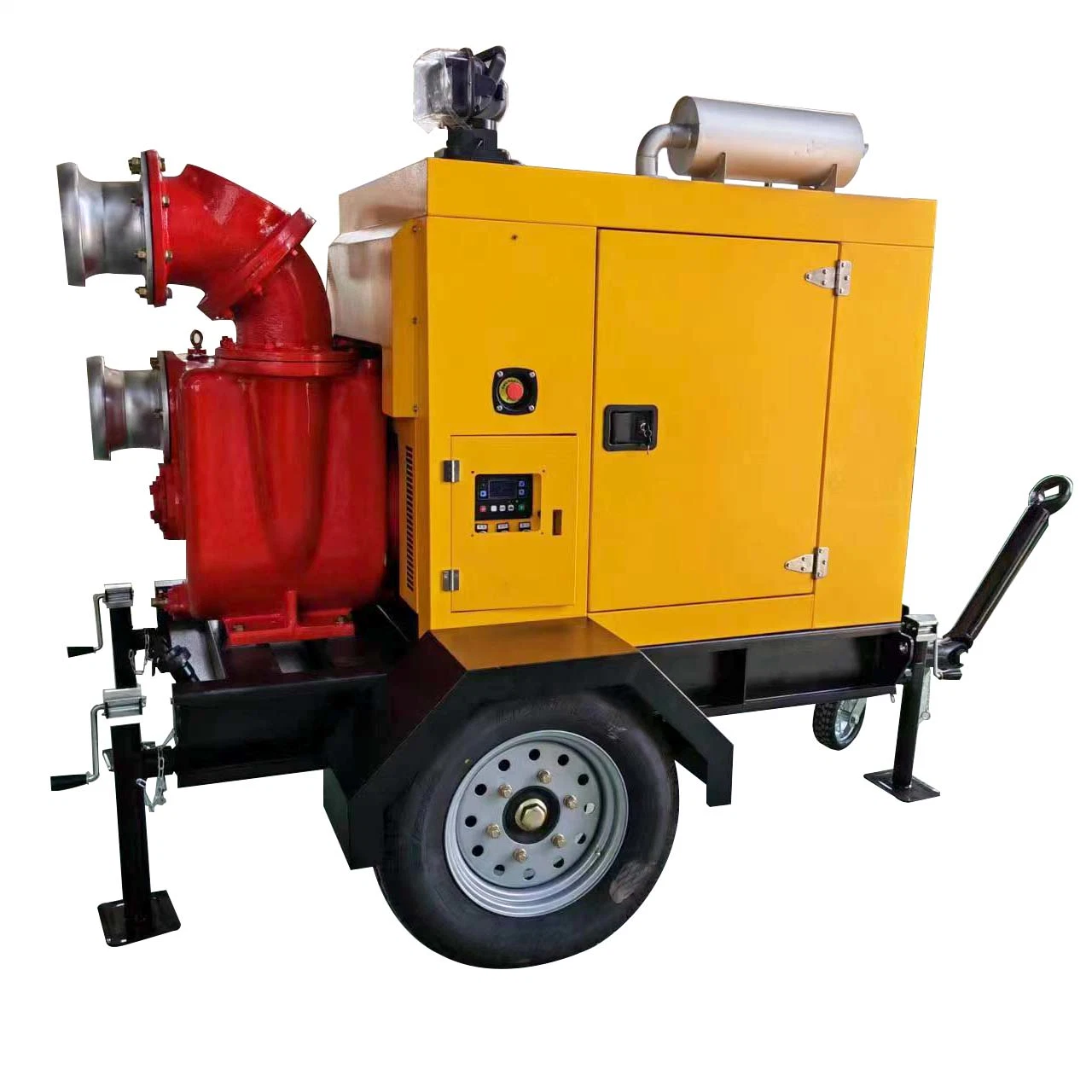 10 Inch Diesel Water Pump, Trash Pump, Drainage Pump, Fire-Fighting Pump, Irrigation Pump, Self-Priming Diesel Engine Centrifugal Pump, Flood Control Pump,