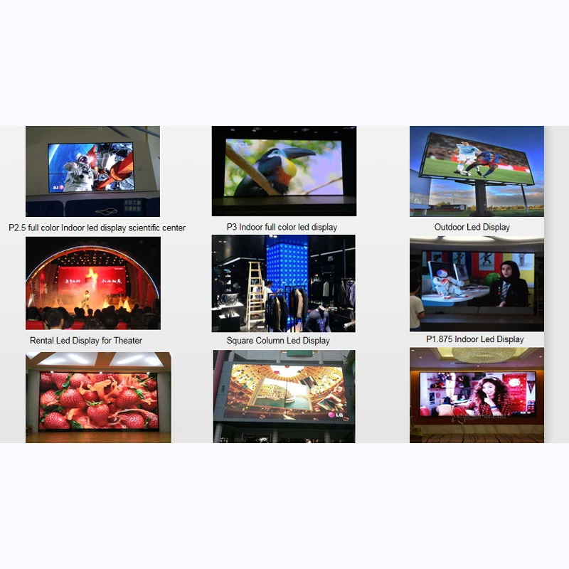 P3 Easy Installation Commercial Advertising LED Church Screen