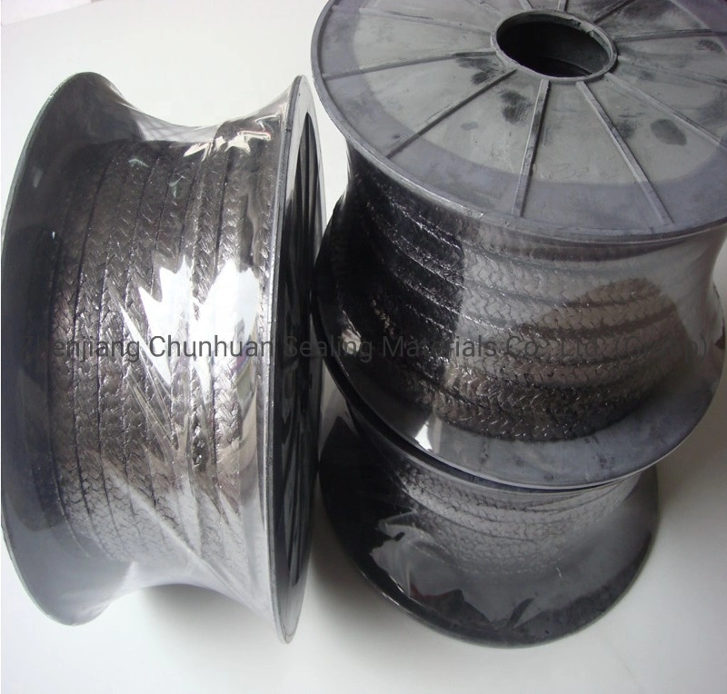 High quality/High cost performance  PTFE/Kevlar/Carbonized Fiber/Aramid Braided Packing for Pump or Valve Stem